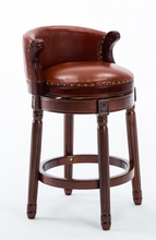 Load image into Gallery viewer, &quot;Arna Royal Victorian Collection&quot; Luxury Plus Furniture - Exquisite American Style Leather Bar Stools
