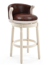 Load image into Gallery viewer, &quot;Arna Royal Victorian Collection&quot; Luxury Plus Furniture - Exquisite American Style Leather Bar Stools
