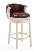Load image into Gallery viewer, &quot;Arna Royal Victorian Collection&quot; Luxury Plus Furniture - Exquisite American Style Leather Bar Stools
