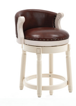 Load image into Gallery viewer, &quot;Arna Royal Victorian Collection&quot; Luxury Plus Furniture - Exquisite American Style Leather Bar Stools
