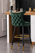 Load image into Gallery viewer, &quot;Arna Royal Victorian Collection&quot; Luxury Plus Furniture - High End Italian Dome Bar Stools x2
