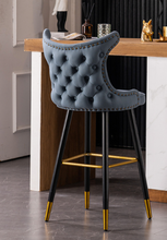 Load image into Gallery viewer, &quot;Arna Royal Victorian Collection&quot; Luxury Plus Furniture - High End Italian Dome Bar Stools x2
