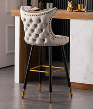 Load image into Gallery viewer, &quot;Arna Royal Victorian Collection&quot; Luxury Plus Furniture - High End Italian Dome Bar Stools x2
