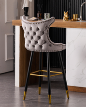 Load image into Gallery viewer, &quot;Arna Royal Victorian Collection&quot; Luxury Plus Furniture - High End Italian Dome Bar Stools x2
