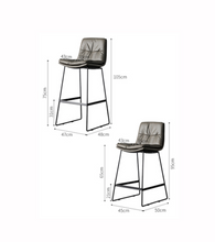 Load image into Gallery viewer, &quot;Arna Royal Victorian Collection&quot; Luxury Plus Furniture - Exquisite Leather Bar Stools
