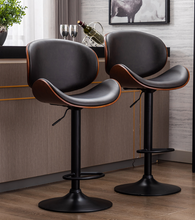 Load image into Gallery viewer, &quot;Arna Royal Victorian Collection&quot; Luxury Plus Furniture - Exquisite Leather Rosewood Bar Stools
