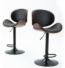 Load image into Gallery viewer, &quot;Arna Royal Victorian Collection&quot; Luxury Plus Furniture - Exquisite Leather Rosewood Bar Stools
