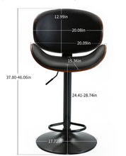 Load image into Gallery viewer, &quot;Arna Royal Victorian Collection&quot; Luxury Plus Furniture - Exquisite Leather Rosewood Bar Stools
