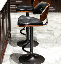 Load image into Gallery viewer, &quot;Arna Royal Victorian Collection&quot; Luxury Plus Furniture - Exquisite Leather Rosewood European Bar Stools
