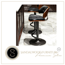 Load image into Gallery viewer, &quot;Arna Royal Victorian Collection&quot; Luxury Plus Furniture - Exquisite Leather Rosewood European Bar Stools
