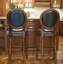 Load image into Gallery viewer, &quot;Arna Royal Victorian Collection&quot; Luxury Plus Furniture - Exquisite Leather American Bar Stools

