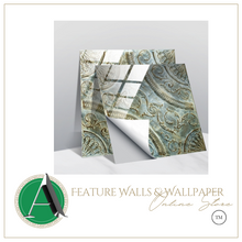 Load image into Gallery viewer, &quot;Arna&quot; Collections - DIY - Custom Crystal Film Covered Retro Metal Pattern Ceramic Tiles x20 Adhesive

