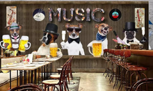 Load image into Gallery viewer, &quot;Arna Collection&quot; - Wall Paper -  Hand-Painted Pet Restaurant, Pet Shop, Background Wall Wallpaper - Perfect for Feature Walls 14 Square Meter
