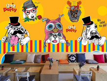 Load image into Gallery viewer, &quot;Arna Collection&quot; - Wall Paper -  Hand-Painted Pet Restaurant, Pet Shop, Background Wall Wallpaper - Perfect for Feature Walls 14 Square Meter
