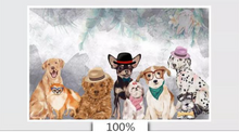 Load image into Gallery viewer, &quot;Arna Collection&quot; - Wall Paper -  Hand-Painted Pet Restaurant, Pet Shop, Background Wall Wallpaper - Perfect for Feature Walls 14 Square Meter
