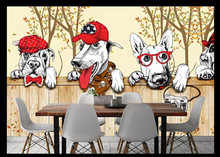 Load image into Gallery viewer, &quot;Arna Collection&quot; - Wall Paper -  Hand-Painted Pet Restaurant, Pet Shop, Background Wall Wallpaper - Perfect for Feature Walls 14 Square Meter
