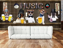 Load image into Gallery viewer, &quot;Arna Collection&quot; - Wall Paper -  Hand-Painted Pet Restaurant, Pet Shop, Background Wall Wallpaper - Perfect for Feature Walls 14 Square Meter
