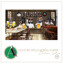 Load image into Gallery viewer, &quot;Arna Collection&quot; - Wall Paper -  Hand-Painted Pet Restaurant, Pet Shop, Background Wall Wallpaper - Perfect for Feature Walls 8 Square Meter
