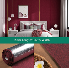 Load image into Gallery viewer, &quot;Arna Collection&quot; - Wall Paper - Luxury Self-Adhesive Wall Cloth New Linen Textured (Many Colours)
