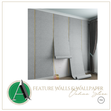 Load image into Gallery viewer, &quot;Arna Collection&quot; - Wall Paper - Luxury Self-Adhesive Wall Cloth New Linen Textured (Many Colours)
