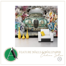 Load image into Gallery viewer, &quot;Arna Collection&quot; - Feature Wall - Retro Car Wall Sticker Removable 3D - 8 Square Meters
