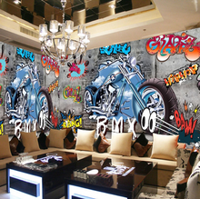 Load image into Gallery viewer, &quot;Arna Collection&quot; - Feature Wall - Motorcycle Graffiti Wall Sticker Removable 3D - 8 Square Meters
