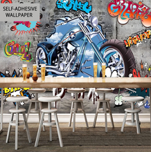 Load image into Gallery viewer, &quot;Arna Collection&quot; - Feature Wall - Motorcycle Graffiti Wall Sticker Removable 3D - 8 Square Meters
