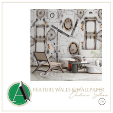 Load image into Gallery viewer, &quot;Arna Collection&quot; - Feature Wall - Abstract Wall Sticker Removable - 10 Square Meters
