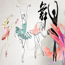 Load image into Gallery viewer, &quot;Arna Collection&quot; - Feature Wall - Ballet 3D Wall Sticker Removable - 12 Square Meters
