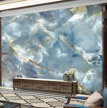 Load image into Gallery viewer, &quot;Arna Collection&quot; - Feature Wall - Blue &amp; Gold Marble Wall Sticker Removable - 8 Square Meters (Many Sizes)
