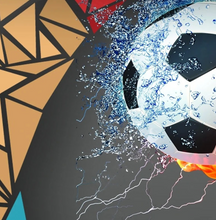 Load image into Gallery viewer, &quot;Arna Collection&quot; - Feature Wall - 3D Soccer Wall Sticker Removable - 8 Square Meters (Many Sizes)

