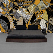 Load image into Gallery viewer, &quot;Arna Collection&quot; - Feature Wall - 3D luxury African Abstract Wall Sticker Removable - 12 Square Meters (Many Sizes)
