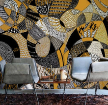 Load image into Gallery viewer, &quot;Arna Collection&quot; - Feature Wall - 3D luxury African Abstract Wall Sticker Removable - 12 Square Meters (Many Sizes)
