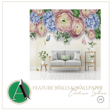 Load image into Gallery viewer, &quot;Arna Collection&quot; - Feature Wall - 3D Rose Flowers Wall Sticker Removable - 12 Square Meters (Many Sizes)
