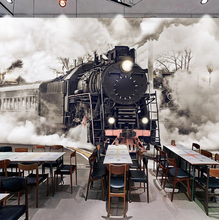 Load image into Gallery viewer, &quot;Arna Collection&quot; - Feature Wall - Train Wall Sticker Removable - 10 Square Meters (Many Sizes)
