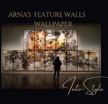 Load image into Gallery viewer, &quot;Arna Collection&quot; - Feature Wall - 3D Abstract Metal Wood Grain Sticker Removable - 4 Square Meters (Many Sizes)
