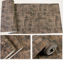 Load image into Gallery viewer, &quot;Arna&quot; Collections - DIY - 3D Retro Rattan Straw Woven Linen Wall Paper 5.3 Square Metre
