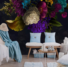 Load image into Gallery viewer, &quot;Arna Collection&quot; - Feature Wall - 3D Retro Flower Painting Sticker Removable - 4 Square Meters (Many Sizes)
