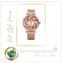Load image into Gallery viewer, Luxury Stylish Paris Quartz Watches Roses (Interchangeable Pendants)
