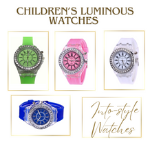 Load image into Gallery viewer, Children&#39;s Luminous Quartz Watches

