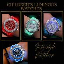 Load image into Gallery viewer, Children&#39;s Luminous Quartz Watches
