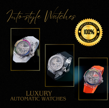 Load image into Gallery viewer, Luxury Rainbow Ladies Automatic Luminous Mechanical Watch
