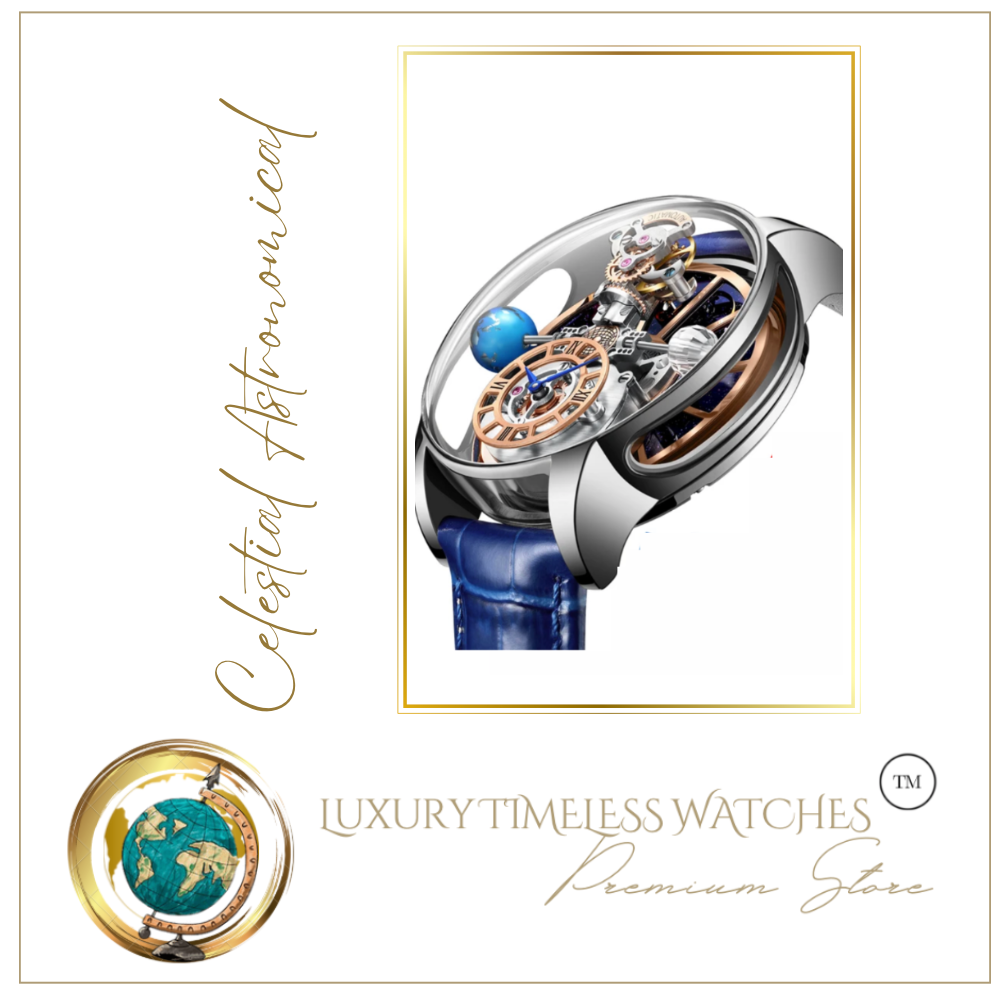 Transparent Celestial Astronomical Watch