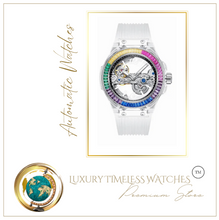 Load image into Gallery viewer, Luxury Rainbow Ladies Automatic Luminous Mechanical Watch
