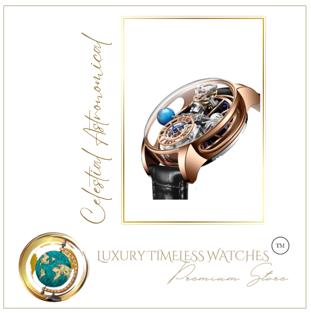 Transparent Celestial Astronomical Watch