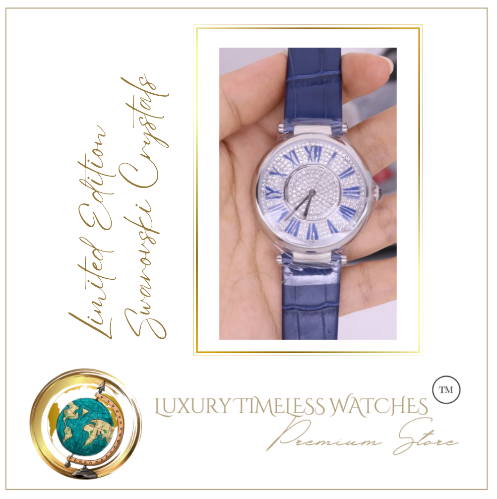 Limited Edition - Swarovski Crystal Silver Blue