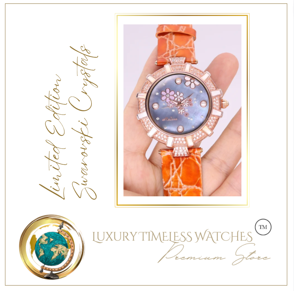 Limited Edition - Swarovski Crystal Metallic Orange
