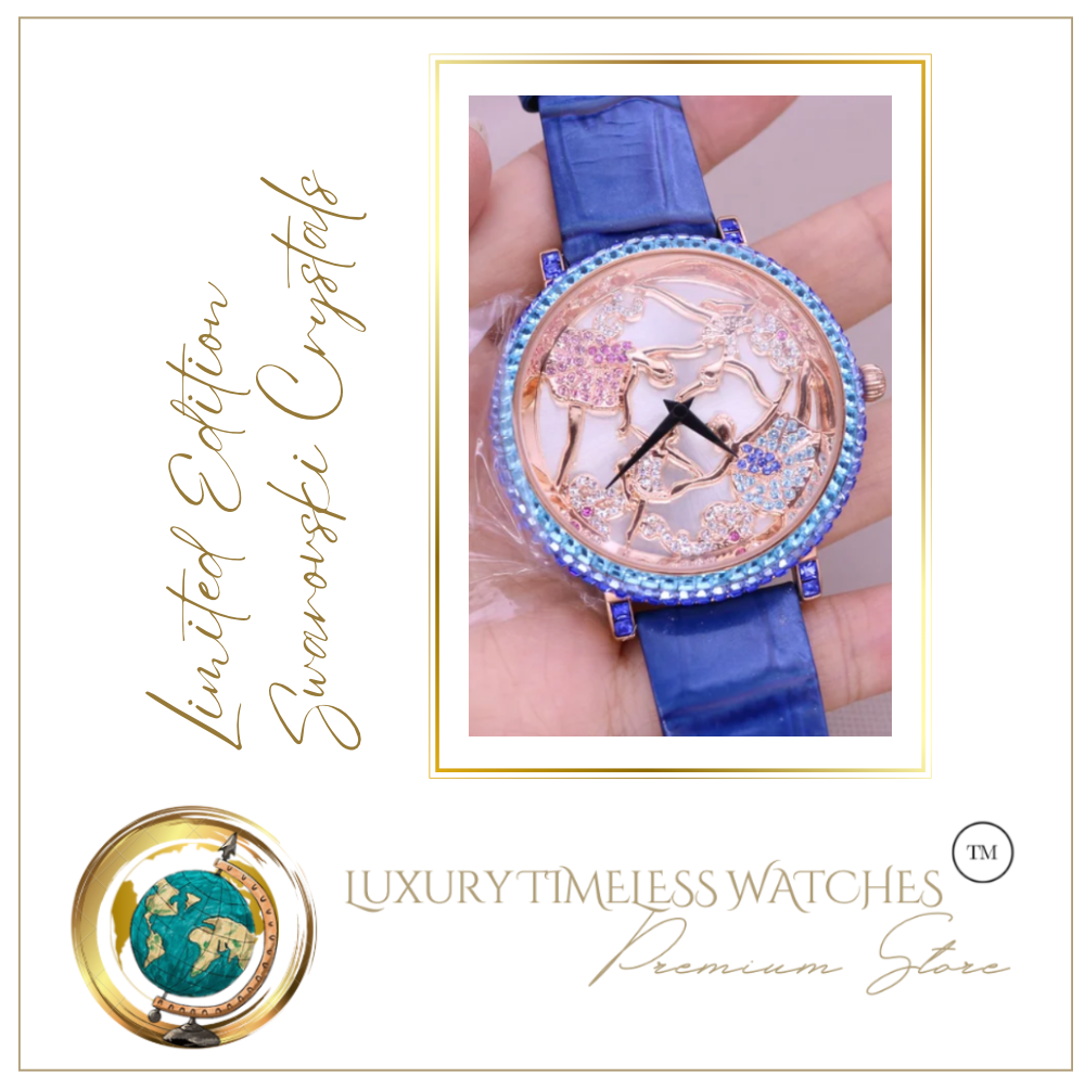 Limited Edition - Swarovski Crystal Royal Blue Ballet