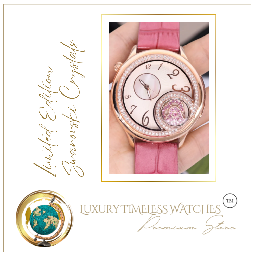 Limited Edition - Swarovski Crystal Dusky Pink Love