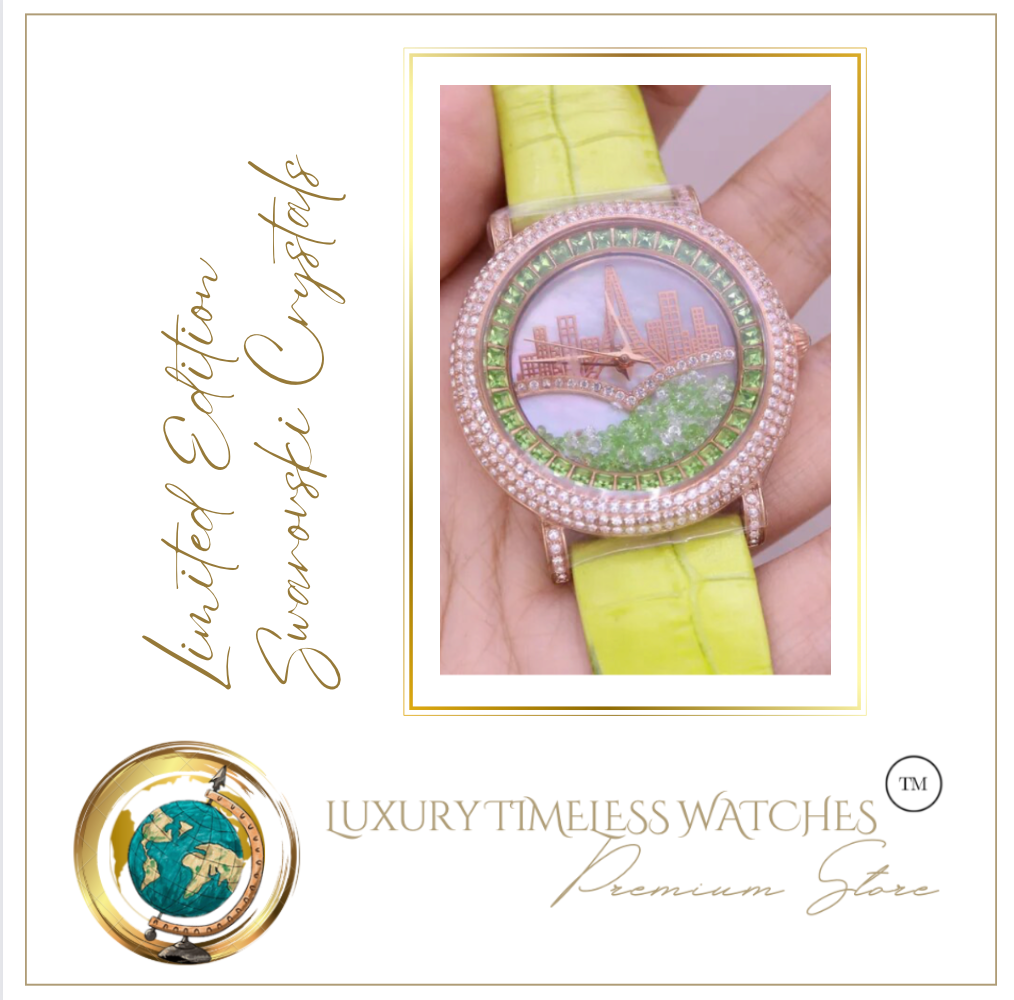 Limited Edition - Swarovski Crystal Yellow Paris